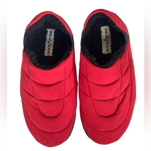 SeaVees Shoes - SeaVees Apres Puff Slip On Red Size 11​​​​​